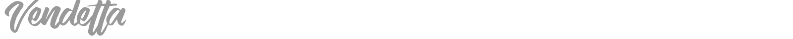 Vendetta font preview