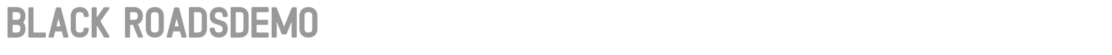 Black Roads font preview