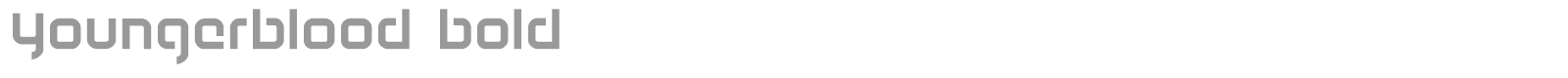 Youngerblood font preview