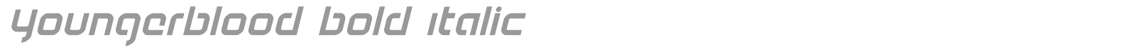 Youngerblood font preview