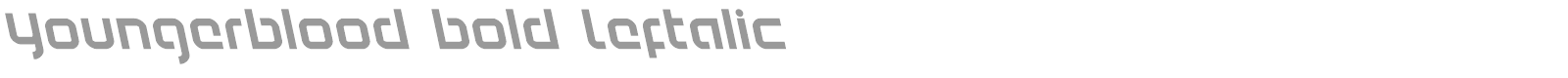 Youngerblood font preview