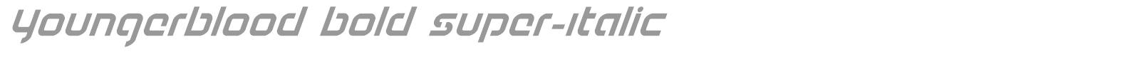 Youngerblood font preview