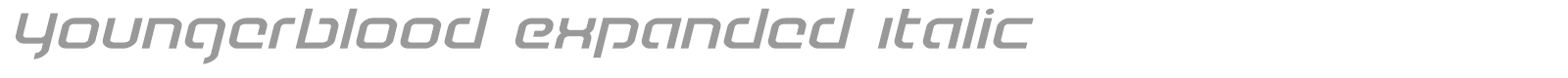 Youngerblood font preview