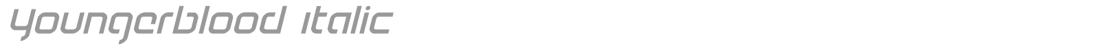 Youngerblood font preview