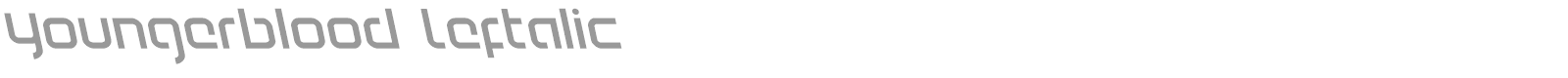Youngerblood font preview