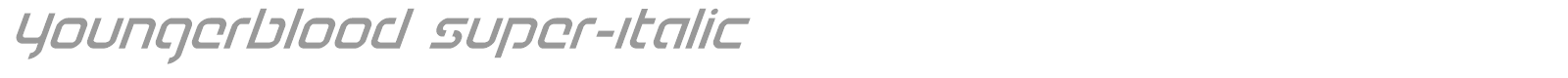 Youngerblood font preview