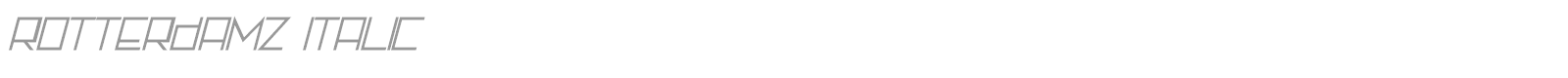 Rotterdamz font preview
