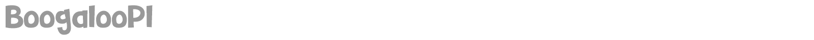 BoogalooPL font preview