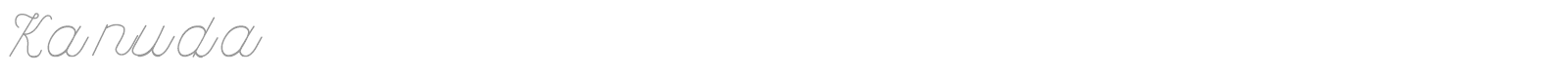 Kanuda font preview