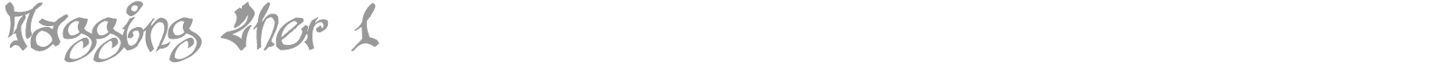 Tagging Zher font preview