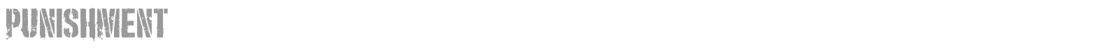 Punishment font preview