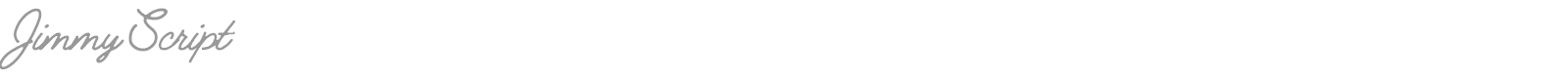 Jimmy Script font preview