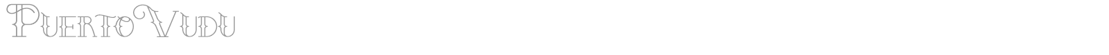 Puerto Vudú font preview