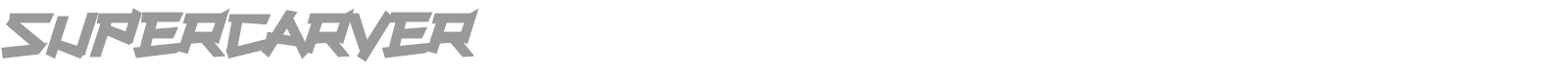 Supercarver font preview