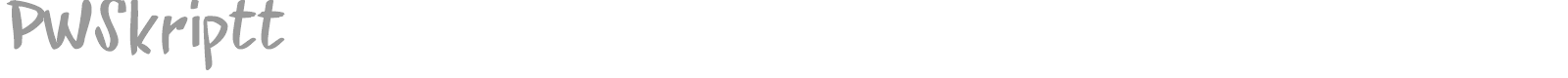 PW Skriptt font preview