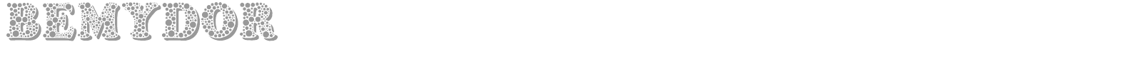 Bemydor font preview