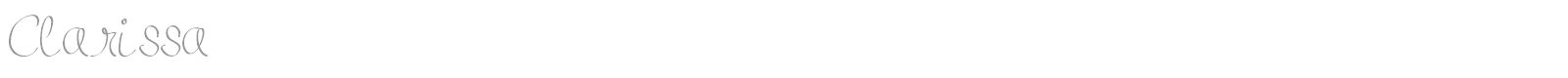 Clarissa font preview