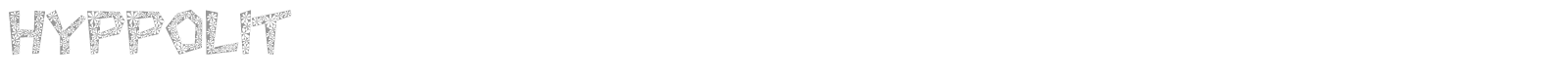 Hyppolit font preview