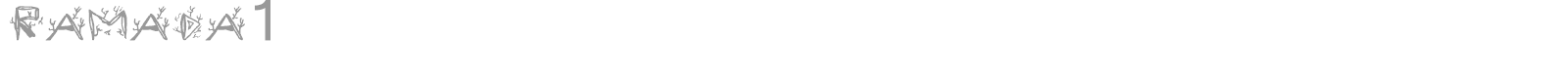 Ramada 1 font preview