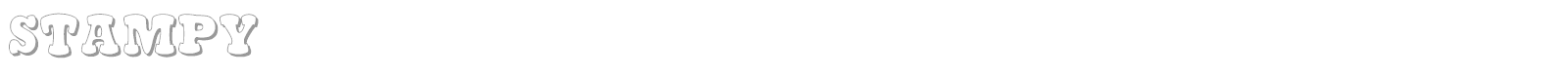 Stampy font preview