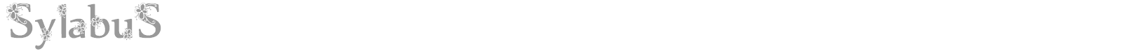 Sylabus font preview