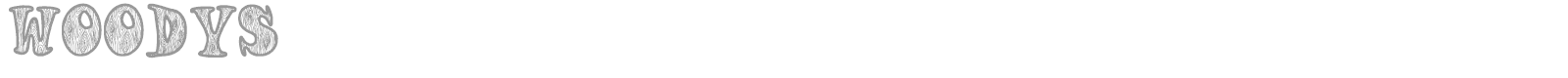 Woodys font preview