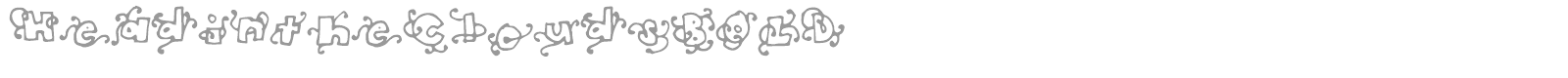 Head in the Clouds font preview