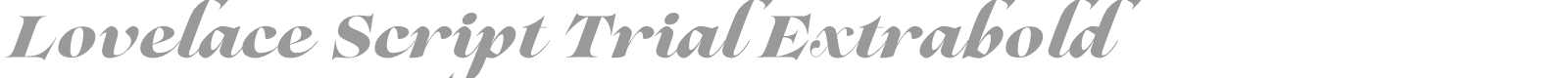 Lovelace Script font preview