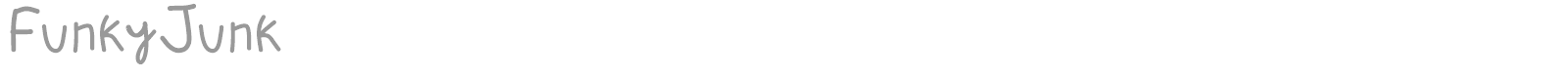 Funky Junk font preview