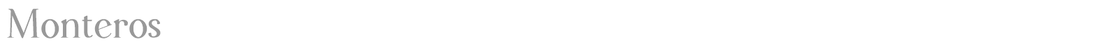 Monteros font preview