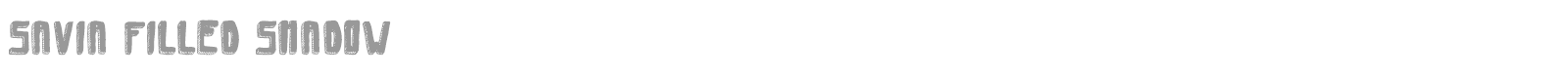 Savia Shadow font preview