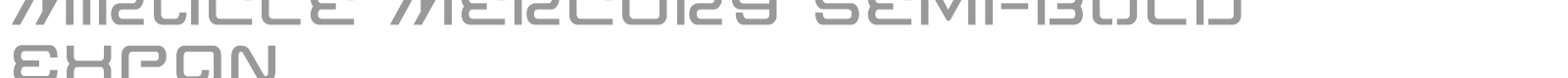 Miracle Mercury font preview