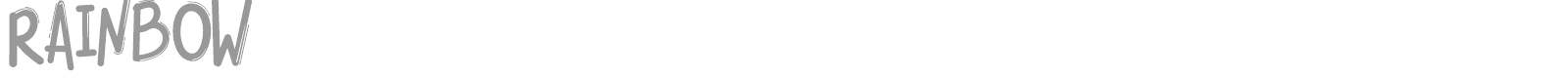 Rainbow font preview