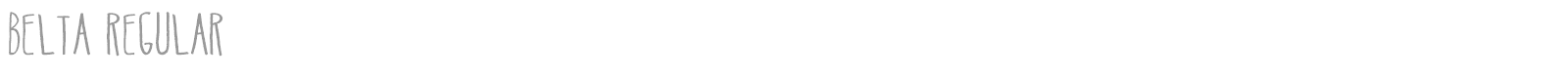 Belta font preview