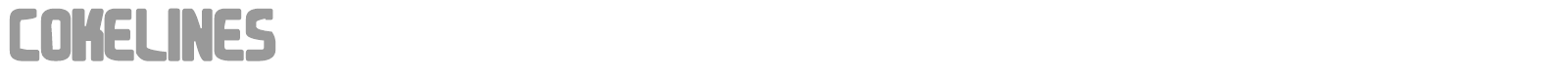 Cokelines font preview