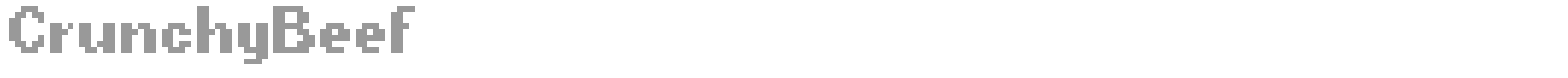 Crunchy Beef font preview