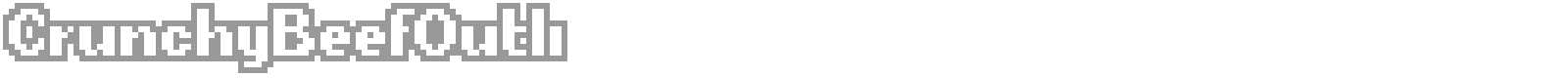 Crunchy Beef font preview