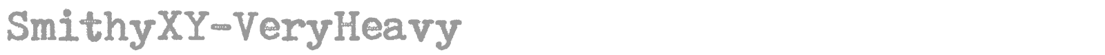Smithy XT font preview