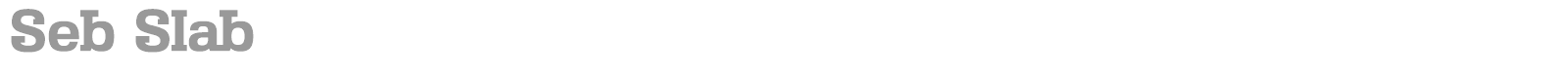 Seb Slab font preview