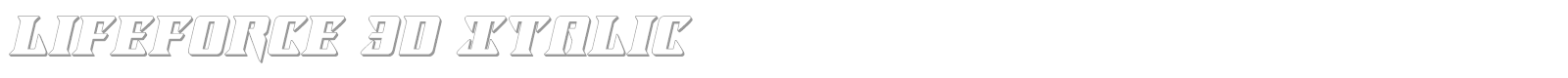 Lifeforce font preview