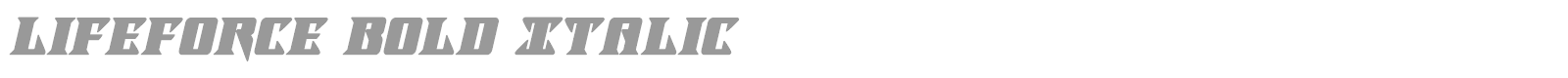 Lifeforce font preview