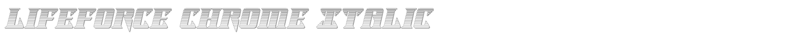 Lifeforce font preview