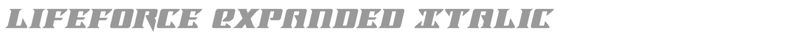 Lifeforce font preview