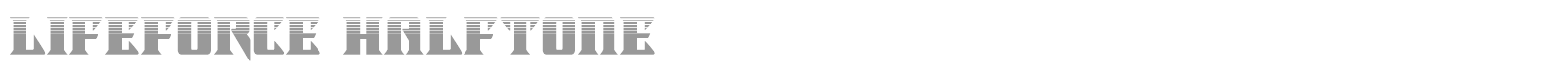 Lifeforce font preview