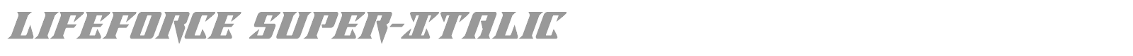 Lifeforce font preview