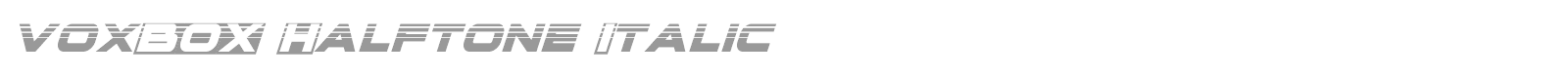 VoxBOX font preview