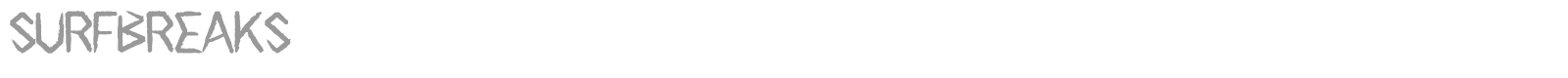 Surfbreaks font preview