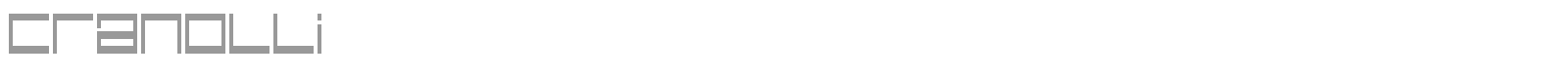 Cranolli font preview