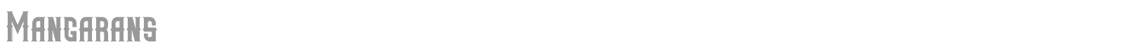 Mangarans font preview
