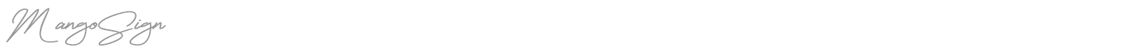 Mango Sign font preview